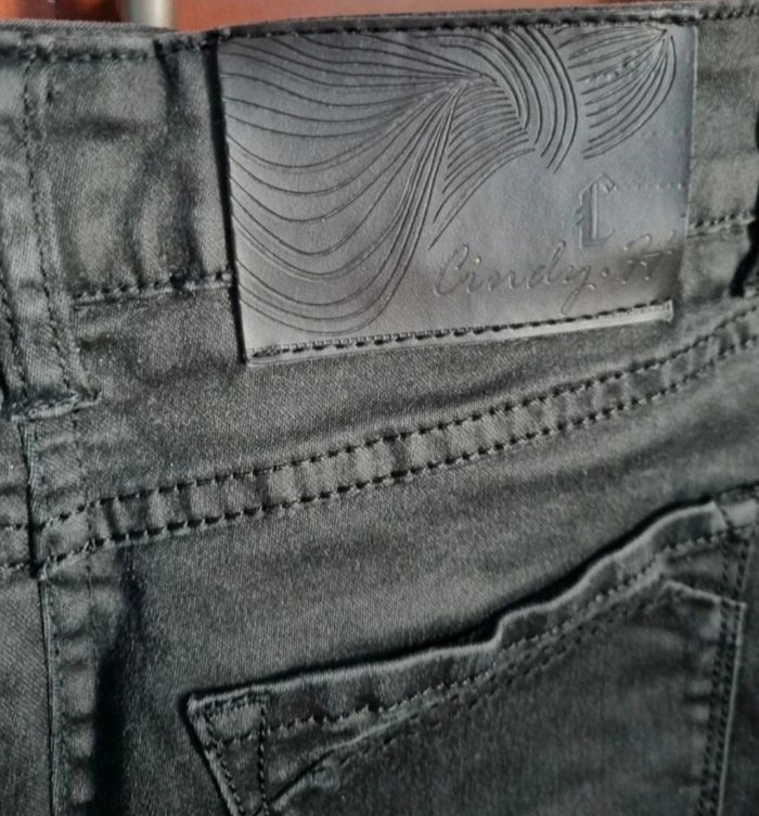 Jupe noir style jeans 44 - photo numéro 4