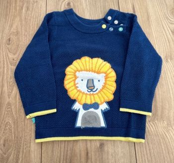 Pull sergent major 12 mois lion