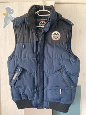 Geographical Norway - Doudoune sans manches Vortex bleu marine taille L