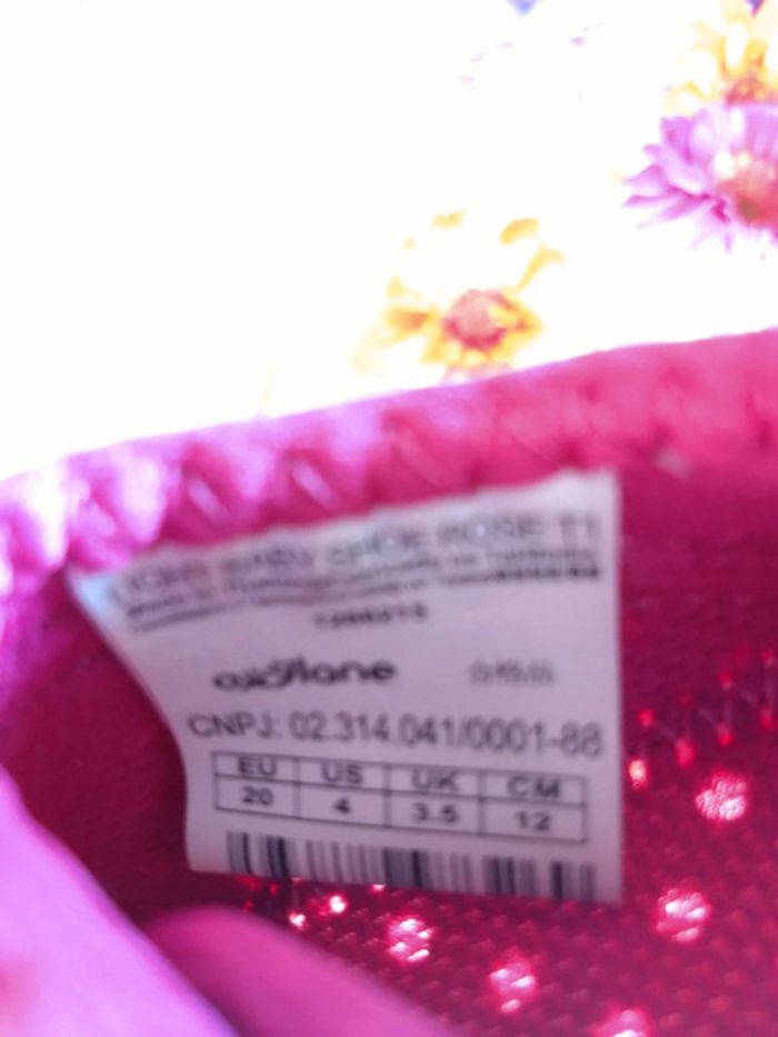 Chaussons bébé fille rose oxylane - photo numéro 4