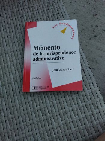 Mémento de la jurisprudence administrative