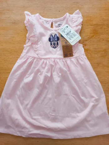 Robe neuve Kiabi 2 ans Disney Minnie fille rose neuve étiquette