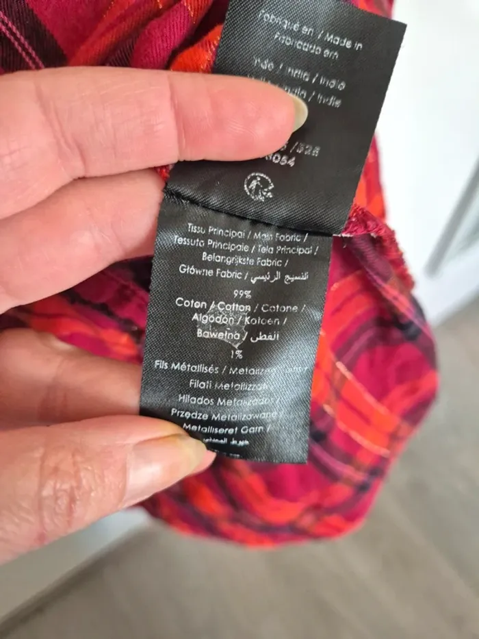 chemise rouge breal taille 42 - photo numéro 3