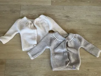 Gilet tricot naissance