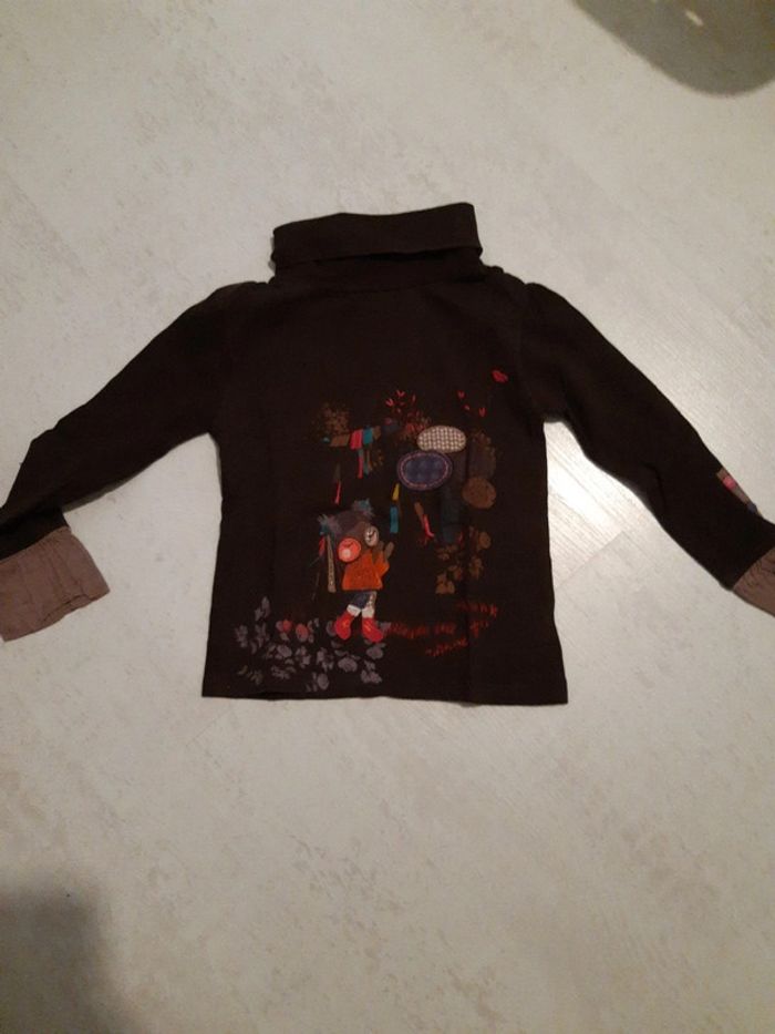 Tee shirt col roulé 4 ans