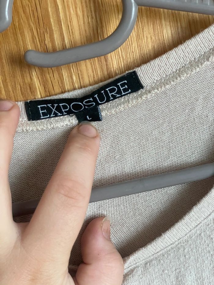 Pull beige - photo numéro 3