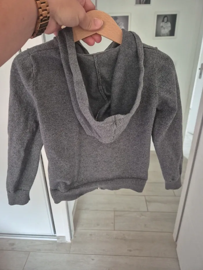 Gilet gris / argenté Monoprix Kids 6 ans - photo numéro 5