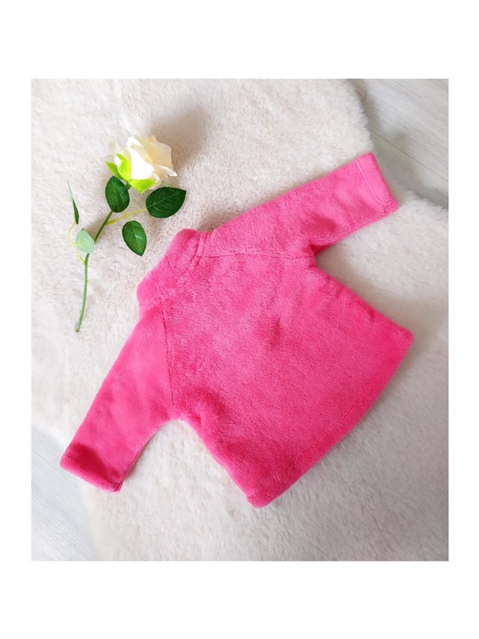 Pull en velours de polaire tout doux et bien chaud bébé fille 3 mois - photo numéro 2