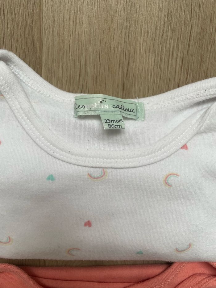 Bodys Mes petits cailloux fille 23 mois - photo numéro 4