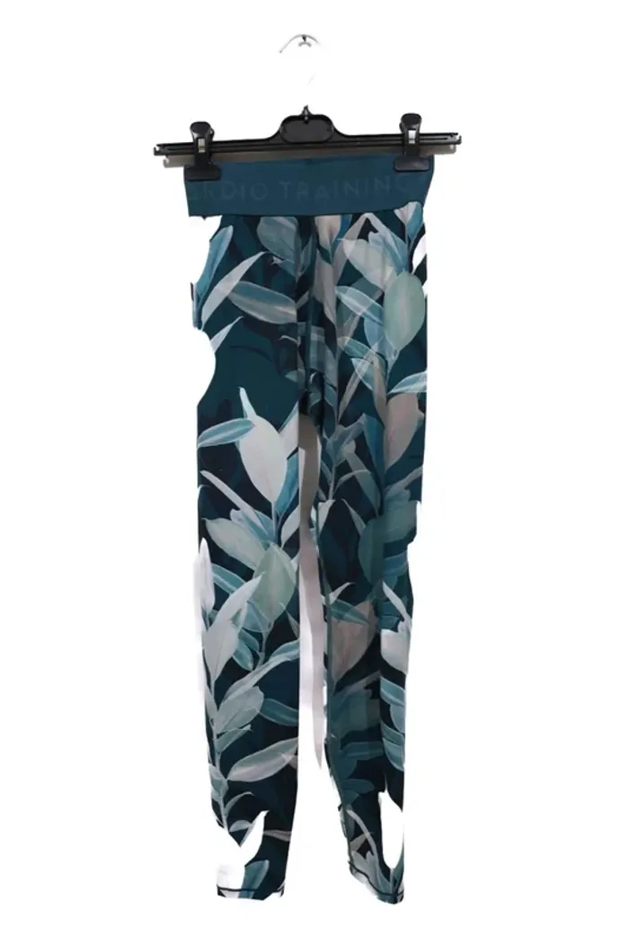C51 ensenble brassière/legging vert Domyos XS - photo numéro 4