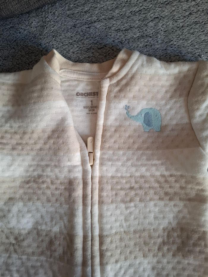 Pyjama sans pied  1 mois (54cm) - photo numéro 2