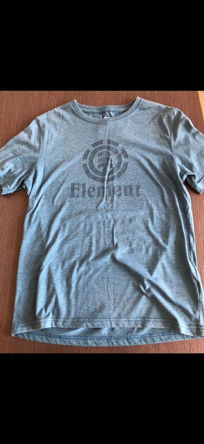 Tee shirt manches courtes garçon element 14 ans