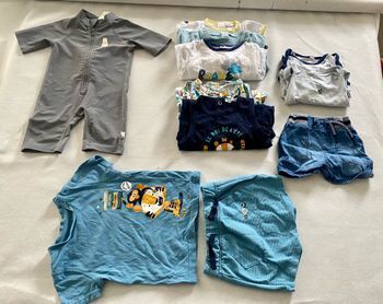 Lots vêtements été gaçon