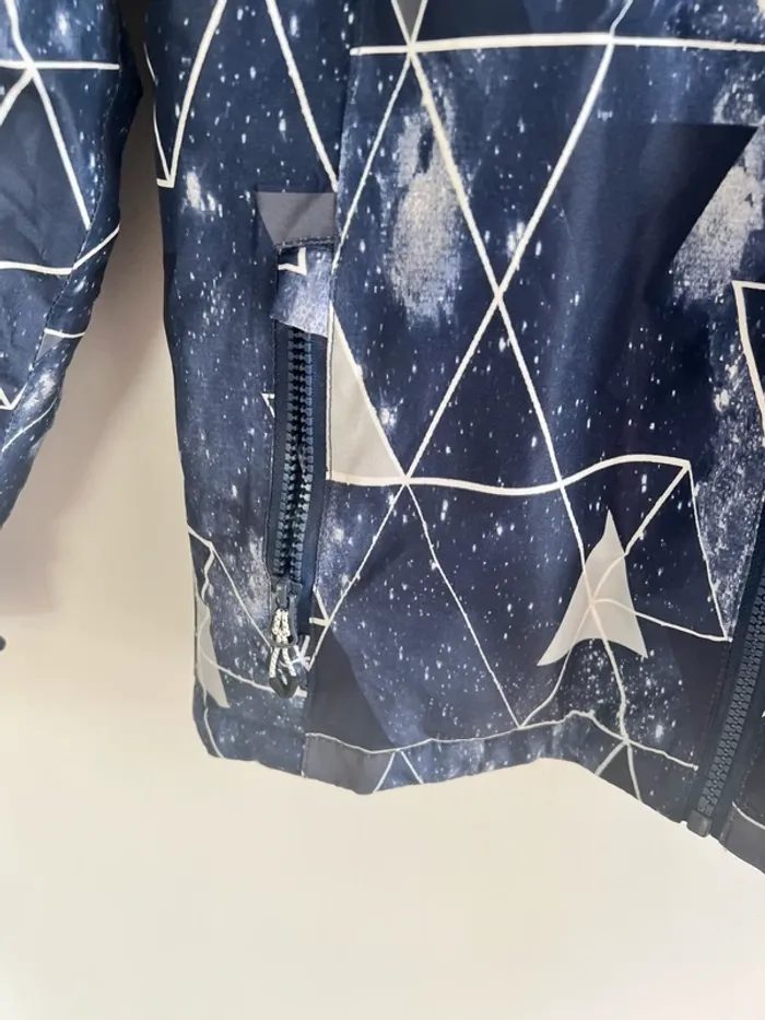 Imperméable de ski crivit pro bleu et grise - photo numéro 4