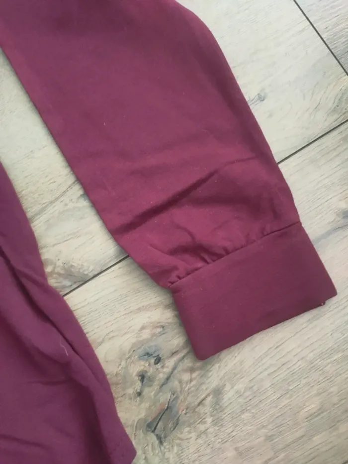 Pull fin manches longues homme uni bordeaux uniplay xl - photo numéro 2