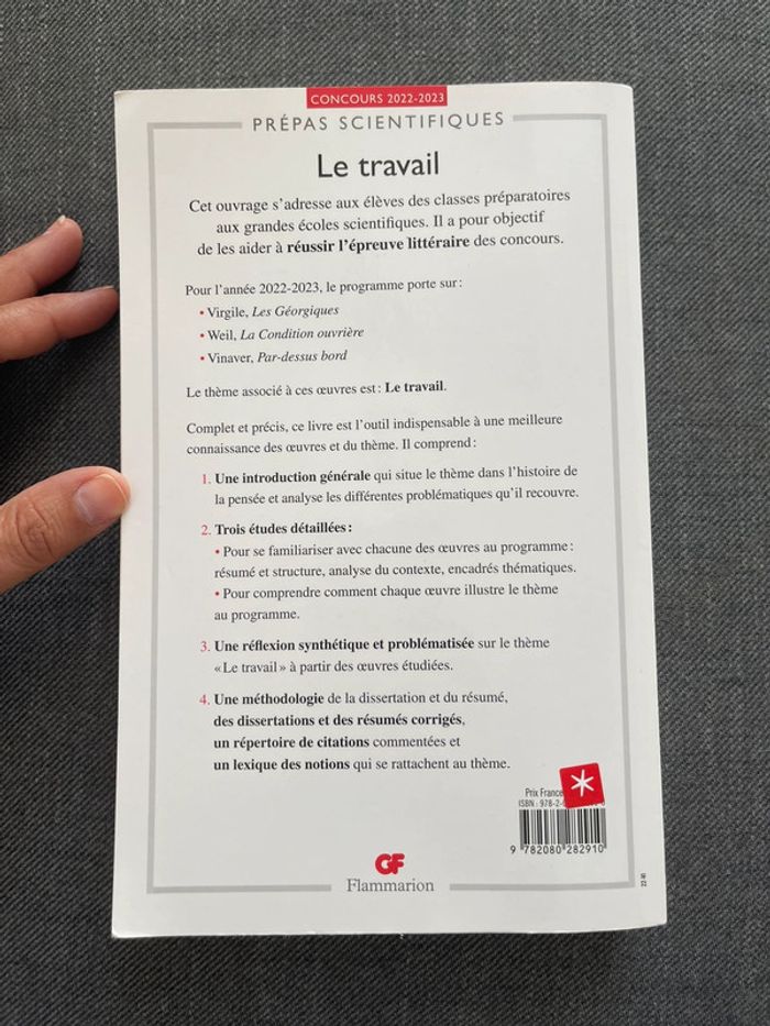 Manuel prépas scientifiques - Le travail - GF - photo numéro 6
