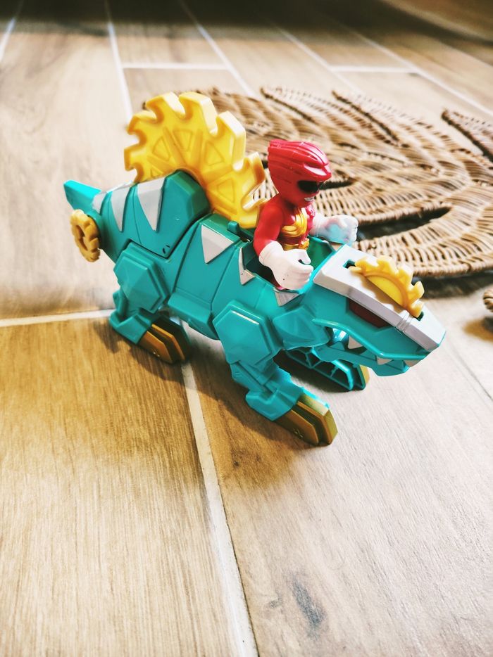 🙅 Power rangers Wild force/Force animal Dimetrozord Dinosaure et figurine ranger rouge - photo numéro 6