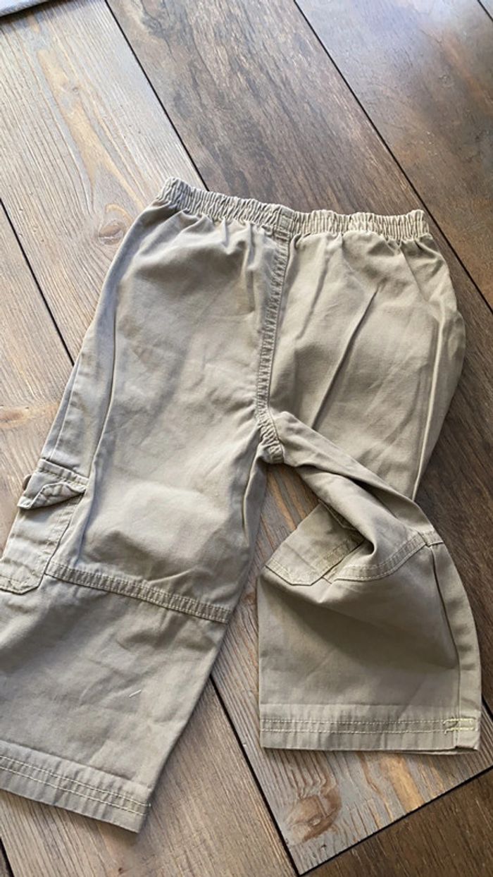 Pantalon beige kaki aventurier 18 mois - photo numéro 2