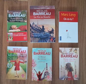 Lot 6 romans dont 5 de Nicolas Barreau 