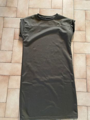 Robe kaki manches courtes hiver
