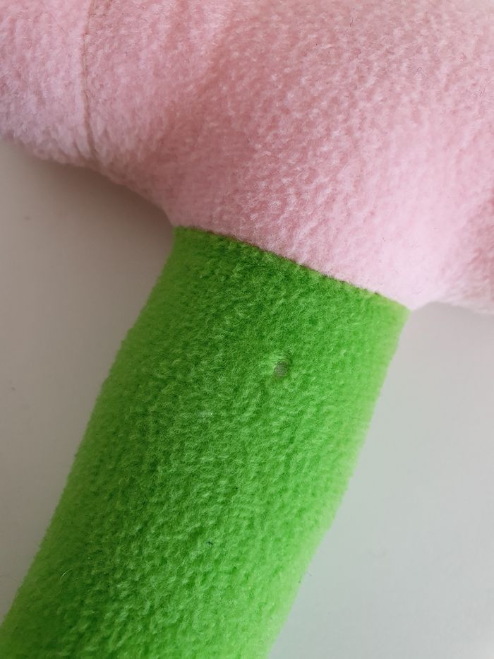 Peluche marteau rose et vert - photo numéro 3