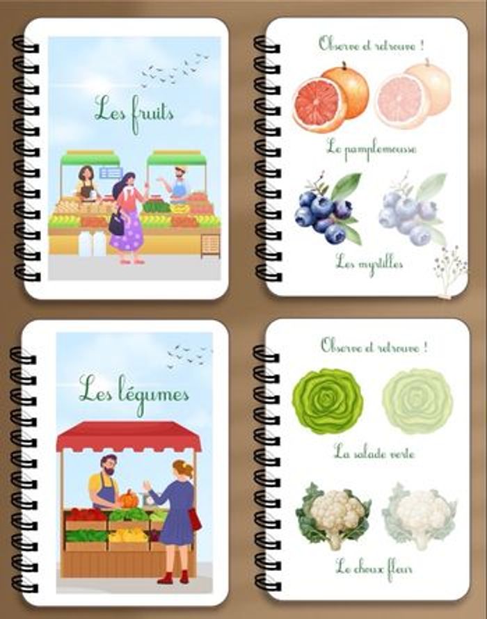 Livret découverte fruits et légumes - photo numéro 2