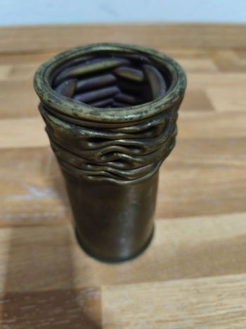 OBUS De La Seconde Guerre Mondiale Sculpté à la Main 