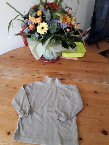 Pull col roulé