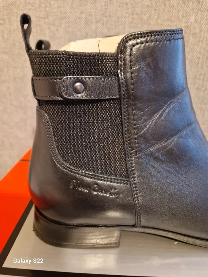 Bottines cuir pierre cardin neuves - photo numéro 5