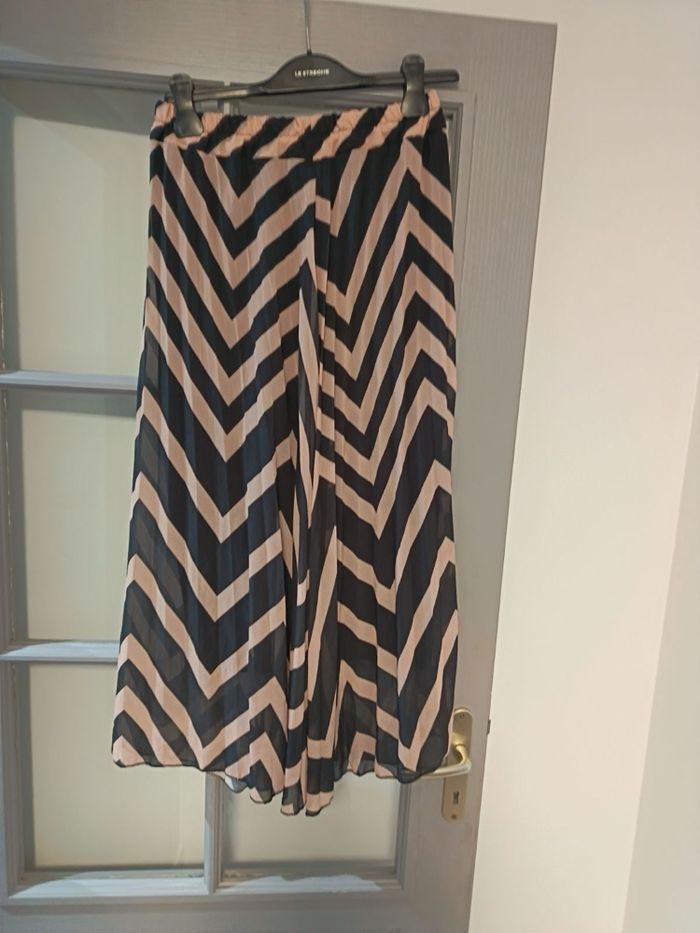 Jupe longue plissée