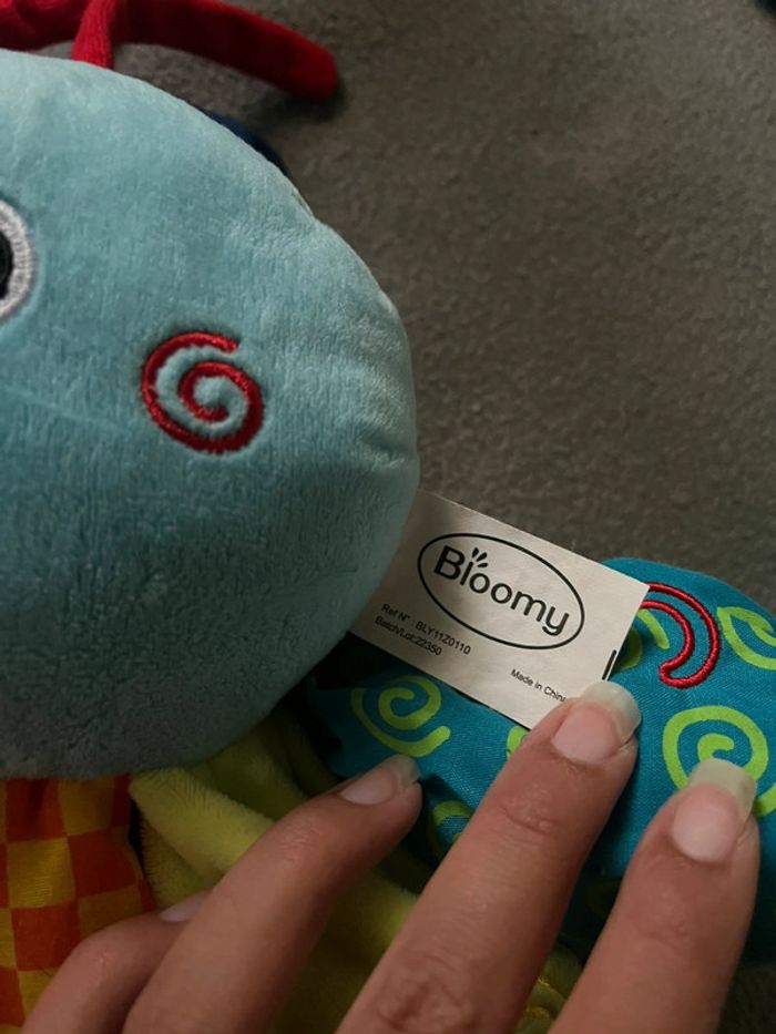 Peluche poulpe d’activité Bloomy - photo numéro 3