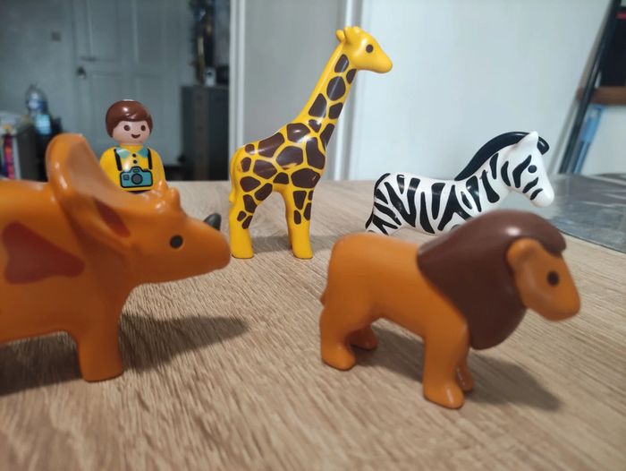 Animaux de zoo et dinosaure Playmobil 123 - photo numéro 2