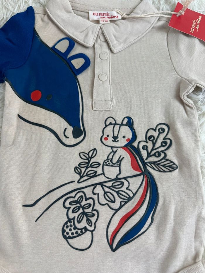 Body du pareil au même taille 9 mois - photo numéro 2