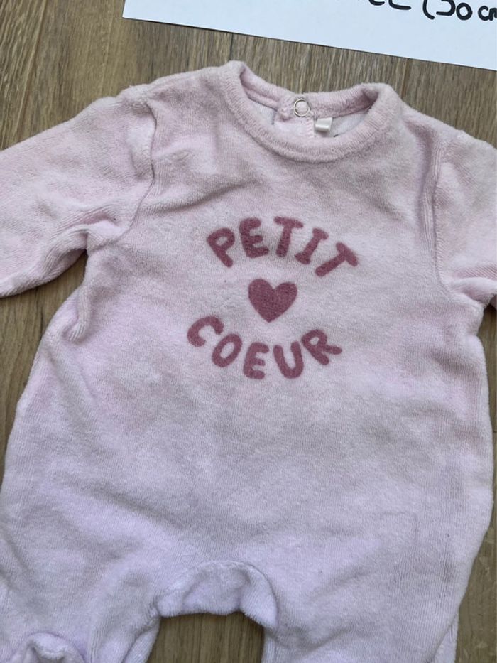 Pyjama petit cœur orchestra naissance - photo numéro 2