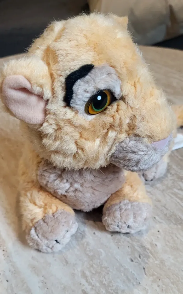 Peluche Disney Le Roi Lion Nala – Vintage Collection Officielle - Beige - Très bon état - photo numéro 3