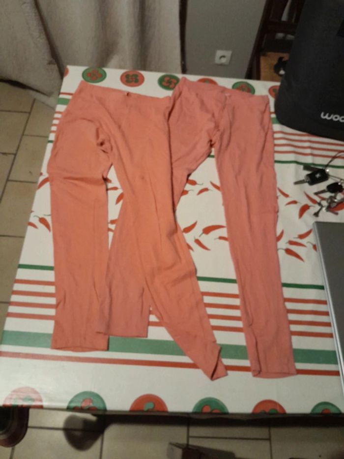 2 leggings kiabi 12 ans