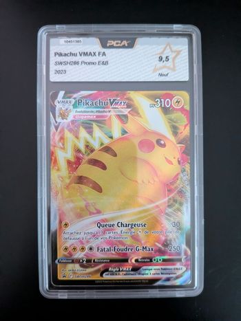 Pokémon carte Pikachu Vmax swsh Zénith Suprême PCA 9,5
Envoi soigné dans un colis 