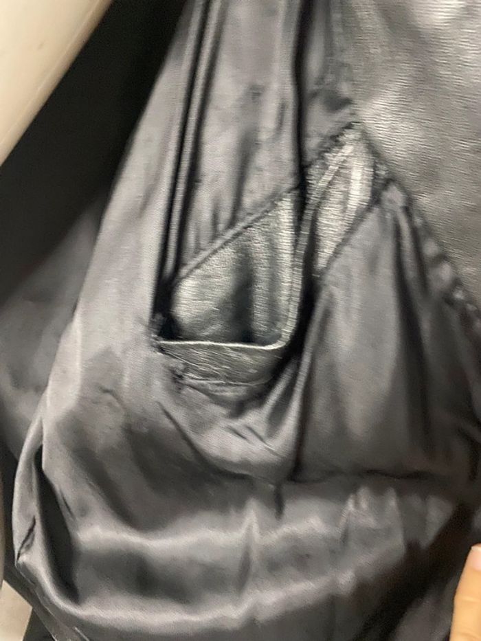 Blouson en cuir Vintage taille M - photo numéro 9