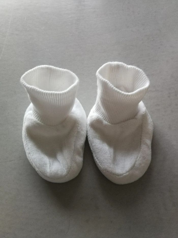 Lot de 4 chaussons naissance - photo numéro 3