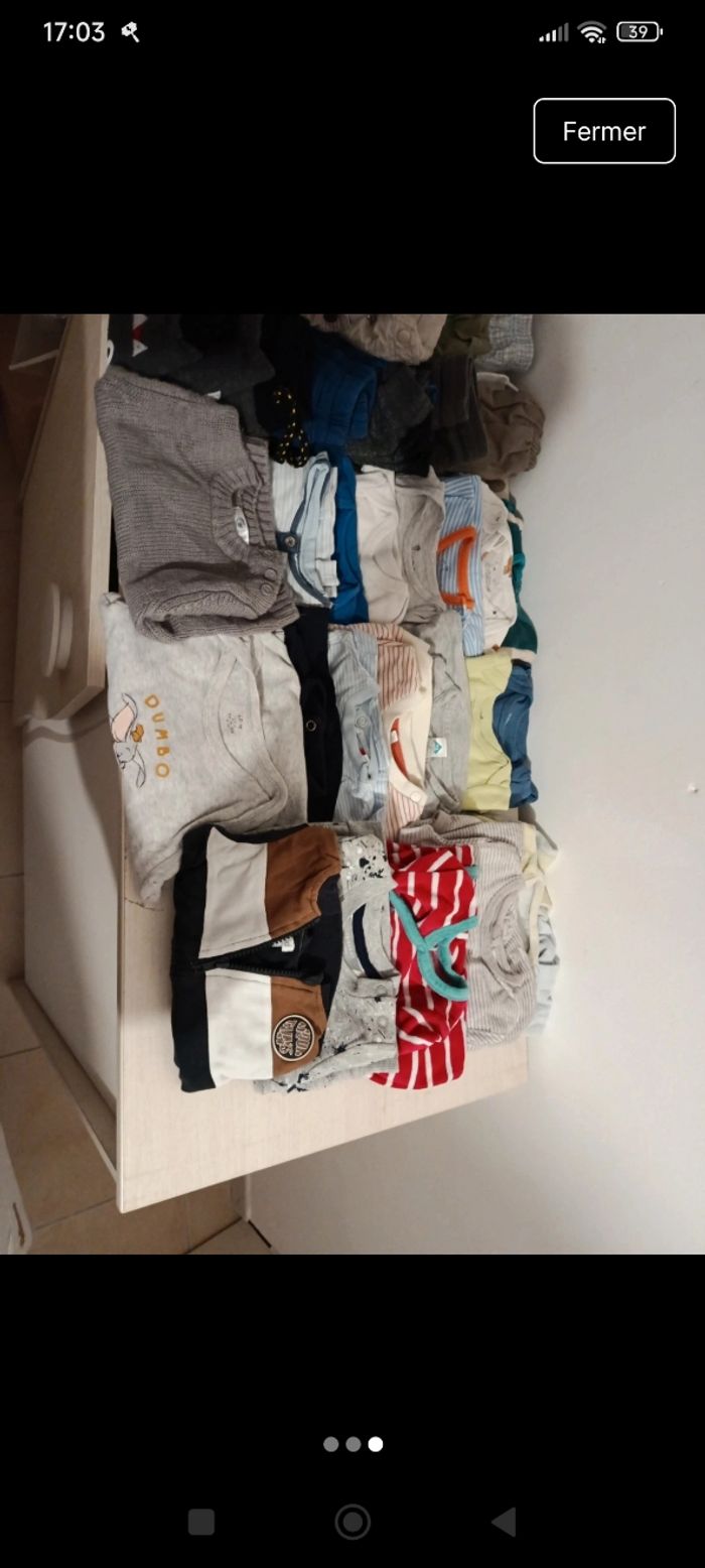 Lot bebe garçon 3mois - photo numéro 3