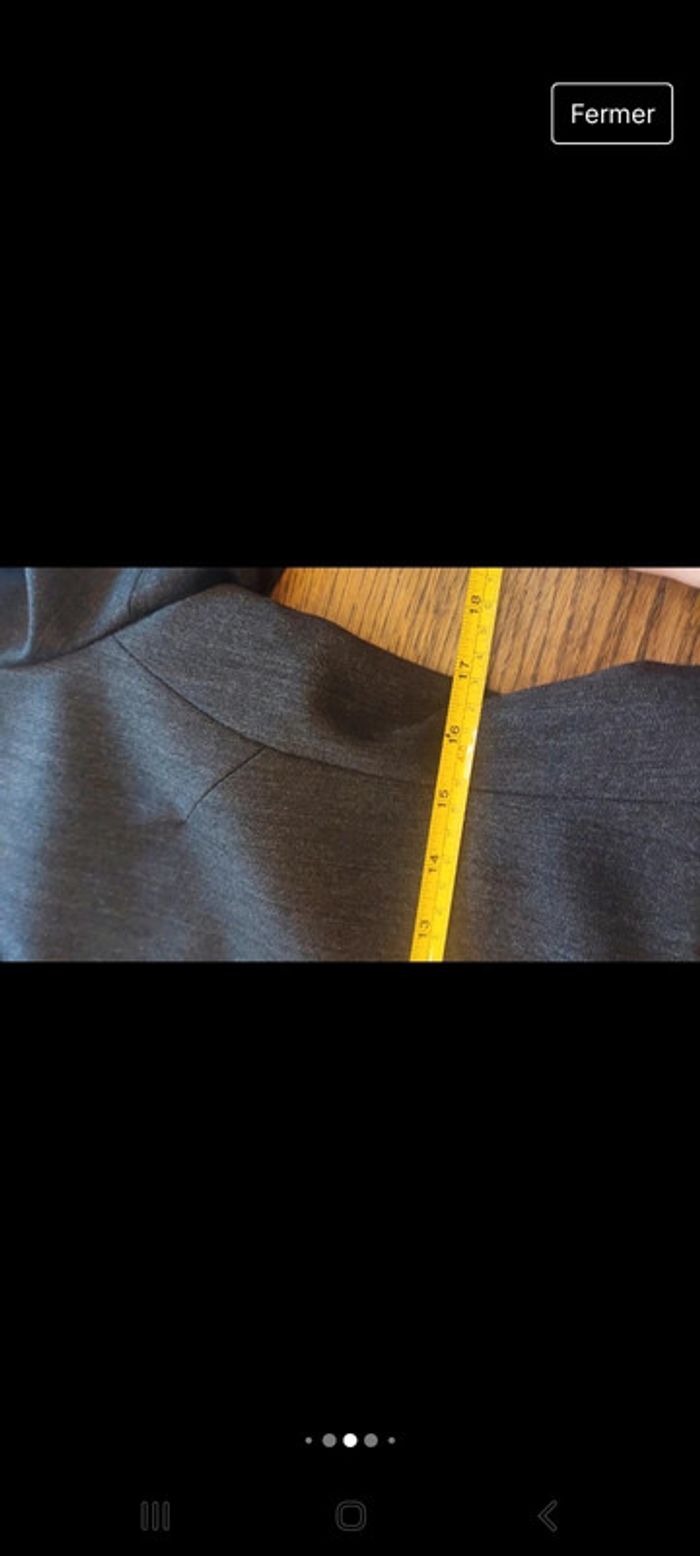 Blazer gris Mayerline fr 38 comme neuf - photo numéro 10