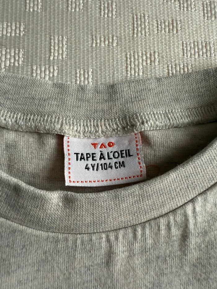 T-shirt manche longue TAO 4 ans - photo numéro 3