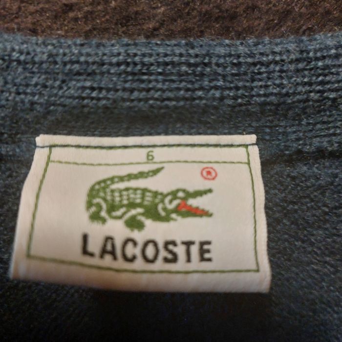 Gilet Lacoste vert Taille 6 état neuf - photo numéro 2