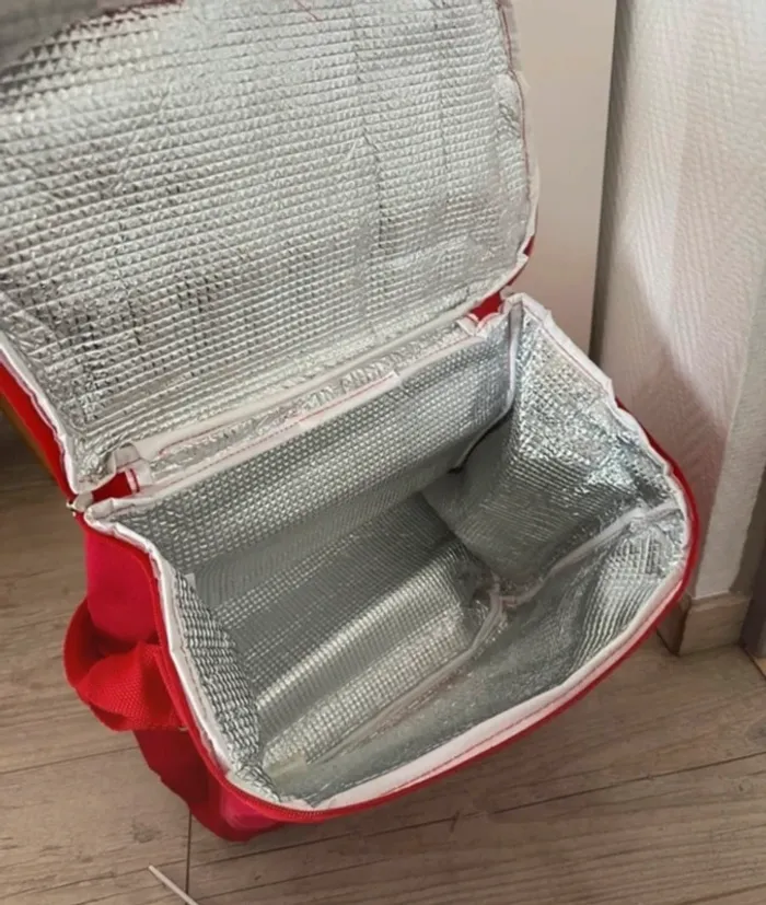 Sac isotherme rouge becquet - photo numéro 10