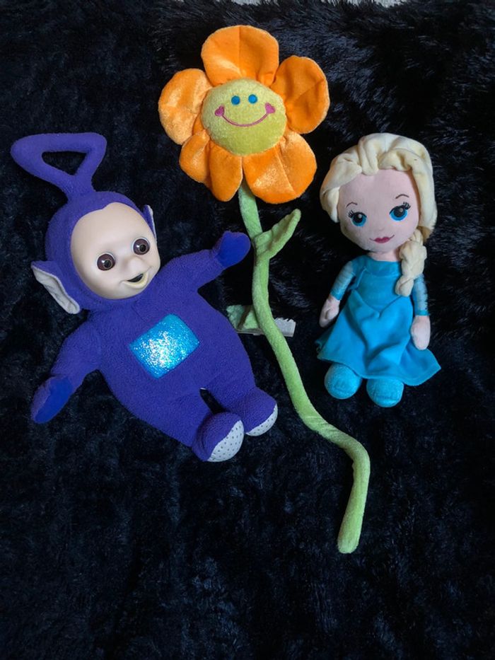 Deux Peluches et un tournesols en peluche - photo numéro 5