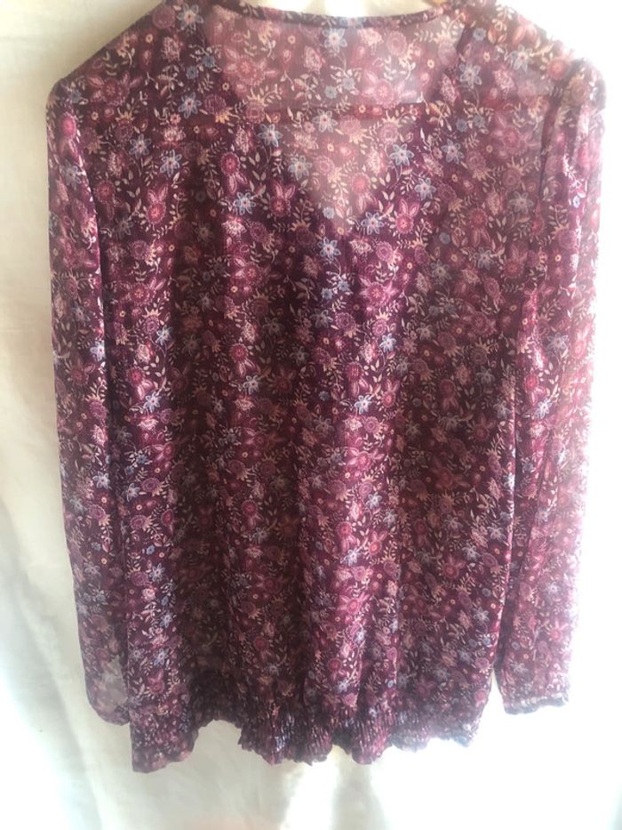 #blouse #blancheporte #fleurie #46 - photo numéro 5