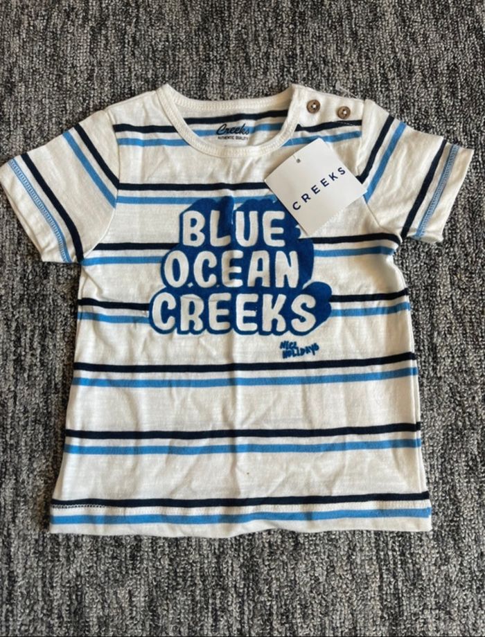 T-shirt manches courtes été garçon 6 mois