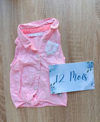 T-shirt 12mois fille