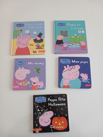 Lot de 5 livres Peppa Pig