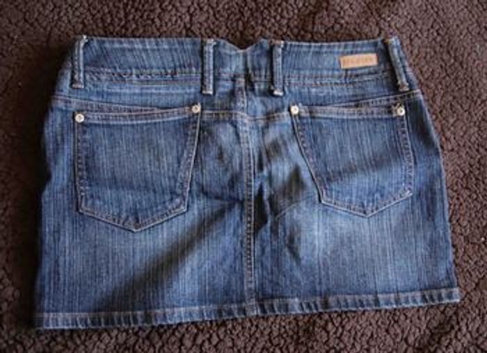 Jupe (mini)  en jeans mango - photo numéro 2